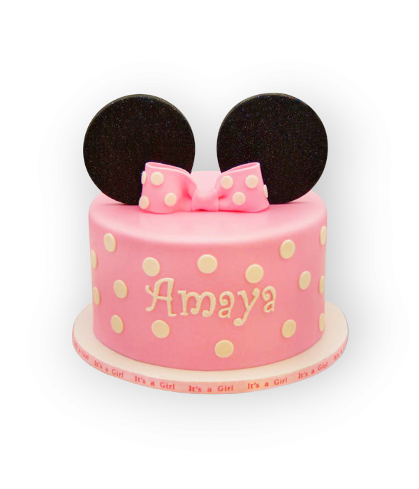 Minnie Mouse Pink Cake