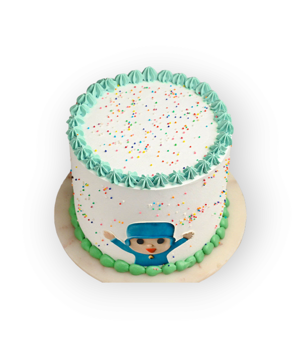 Pocoyo Theme Cake