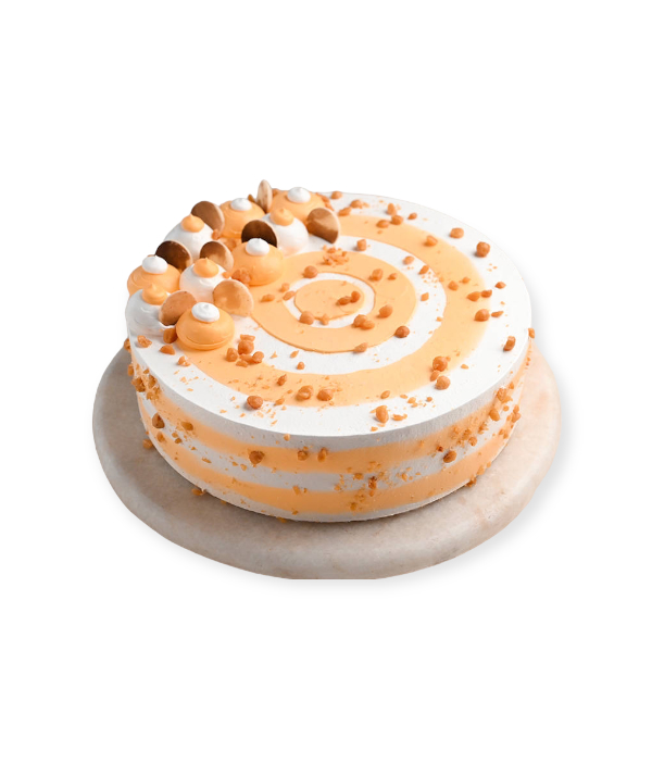 Cake With Butterscotch Icing