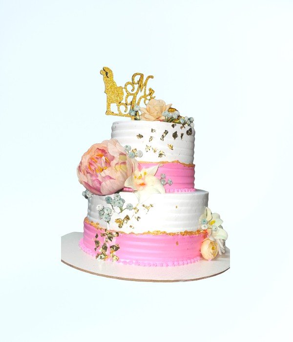 Mr & Mrs Wedding Cake