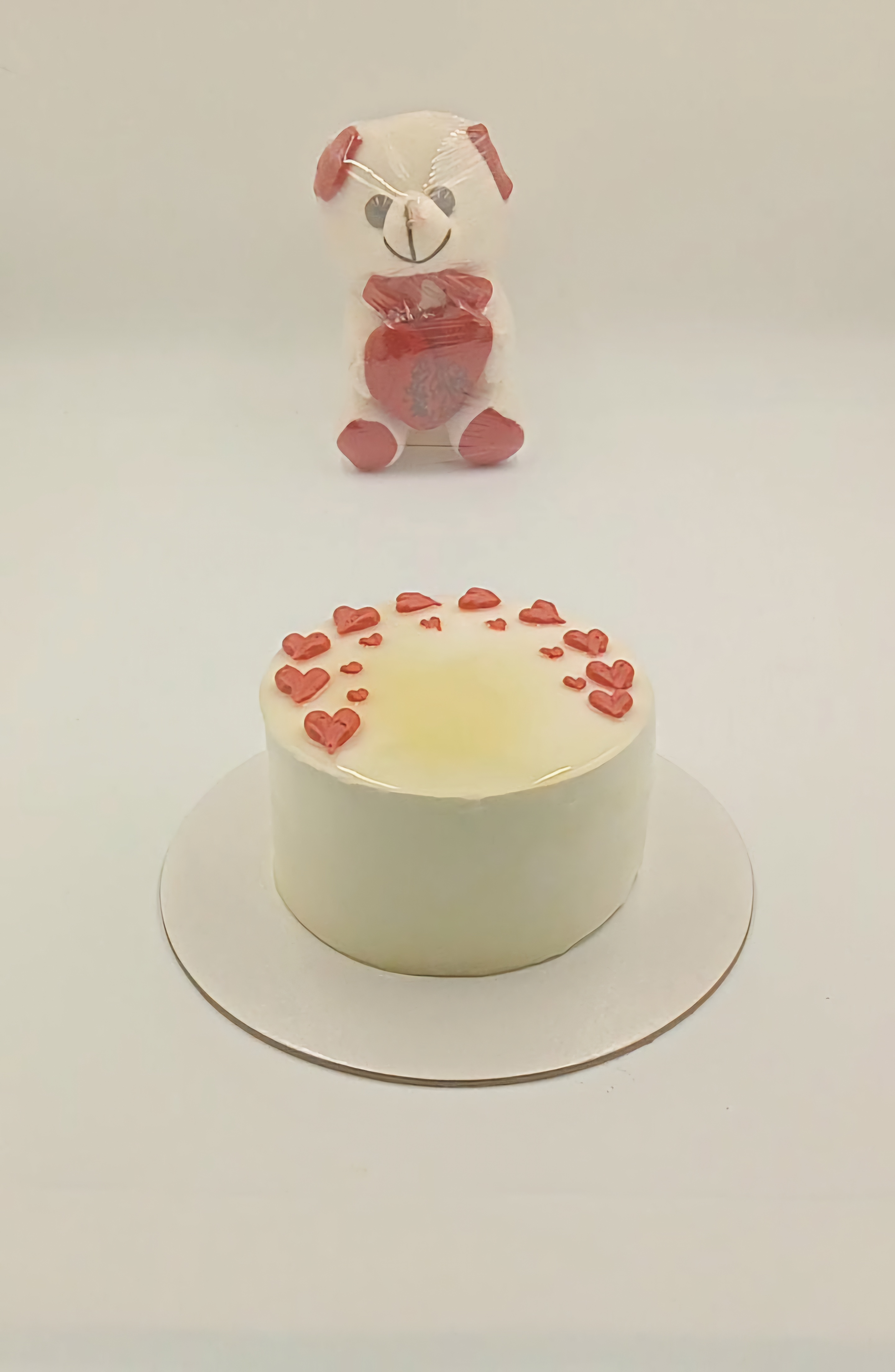 Bento Vanilla Cake With Teddy