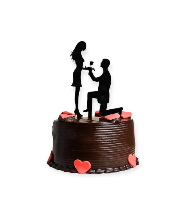 Choco Proposal Theme Cake