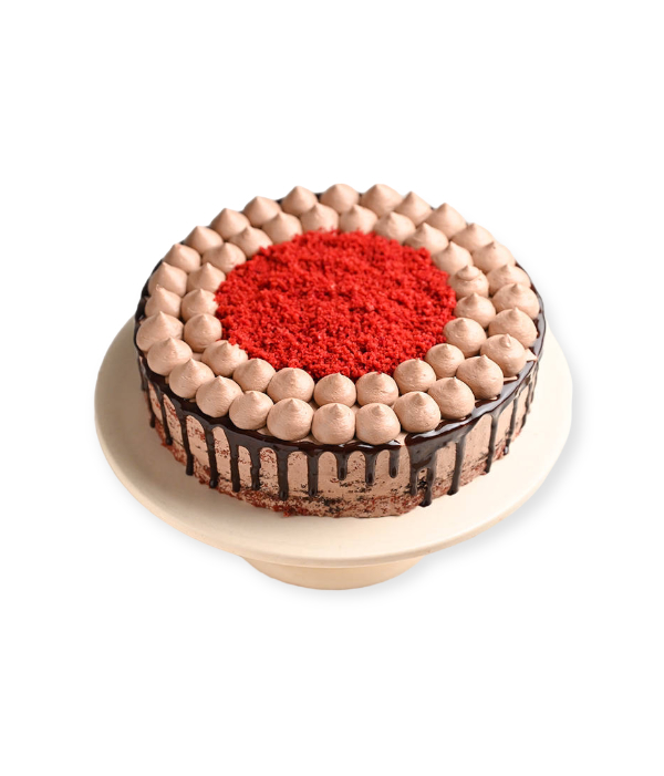 Cake With Chocolate Velvet  Fusion